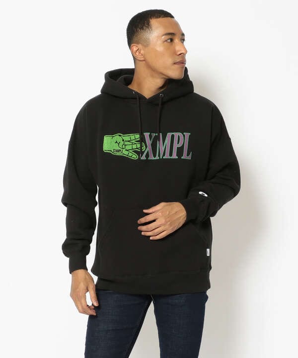 EXAMPLE/エグザンプル/SIGN LOGO HOODIE