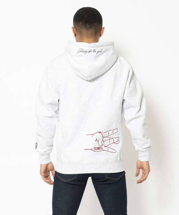 EXAMPLE/エグザンプル/SIGN LOGO HOODIE