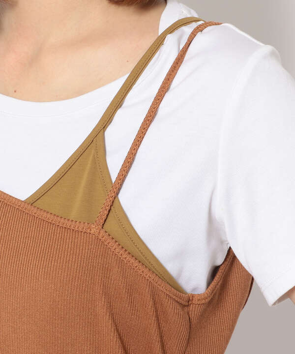 Maison MIHARAYASUHIRO/ メゾン ミハラヤスヒロ/Front layered camisole