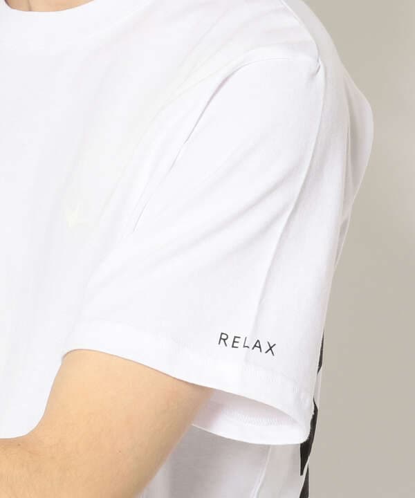 1PIU1UGUALE3 RELAX/ウノピゥ ウノ ウグァーレ トレ リラックス/Kappaコラボ BACK LOGO Tシャツ