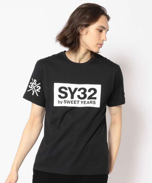 SY32 by SWEETYEARS /エスワイサーティトゥバイ スィートイヤーズ /COLOR BOX LOGO TEE