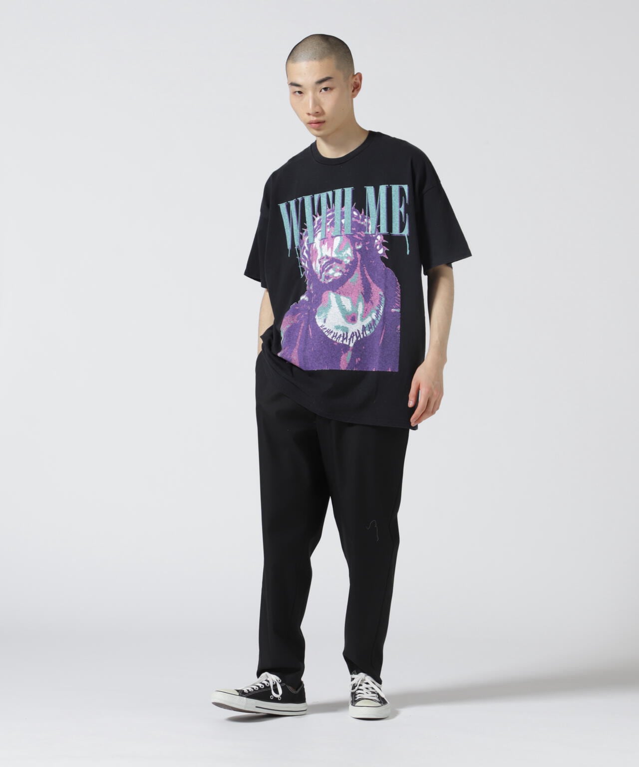 TAIN DOUBLE PUSH/タイン ダブルプッシュ/JESUS SHORT SLEEVE TEE | ROYAL FLASH (  ロイヤルフラッシュ ) | US ONLINE STORE（US オンラインストア）