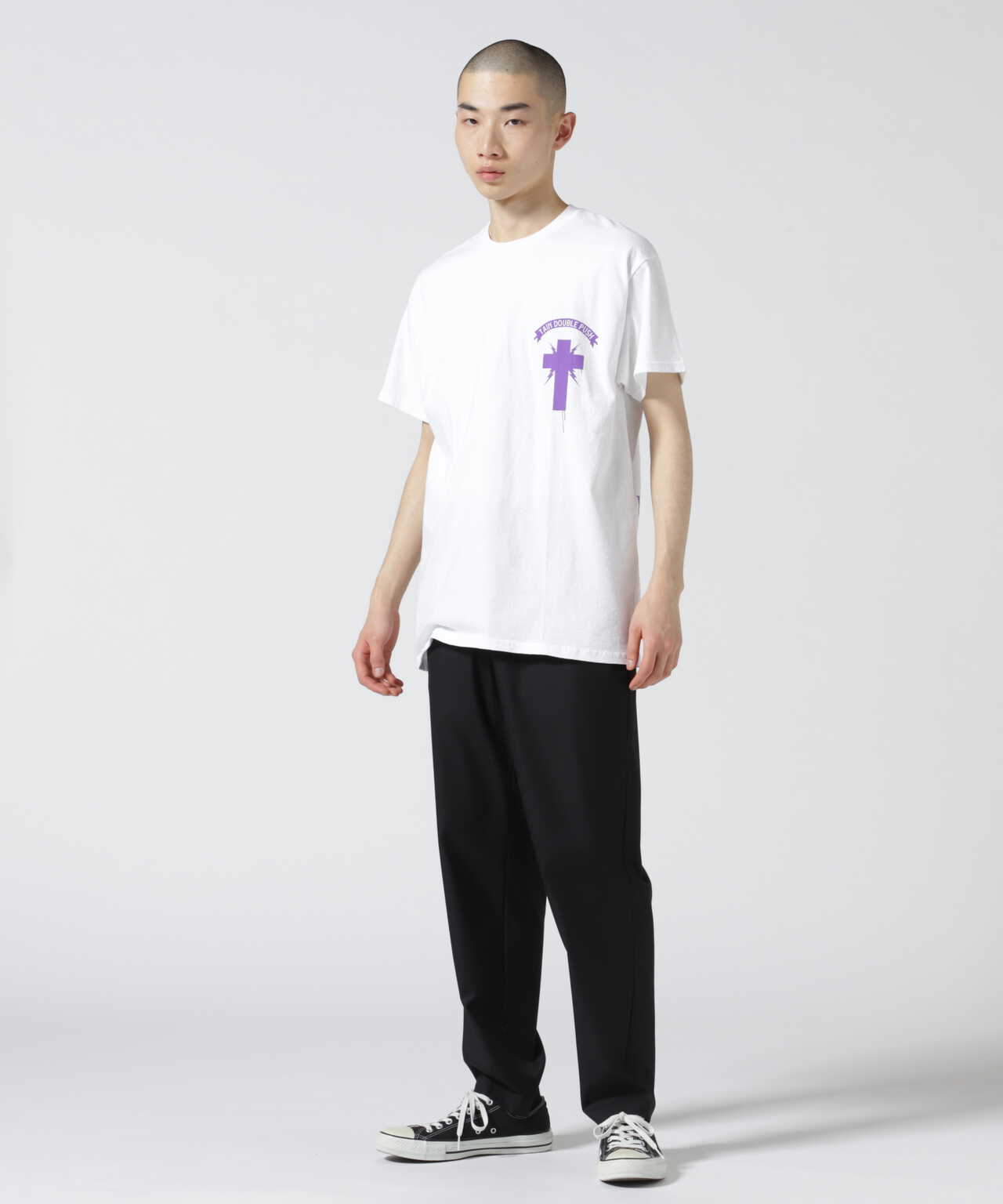 TAIN DOUBLE PUSH/タイン ダブルプッシュ/WITH ME SHORT SLEEVE T