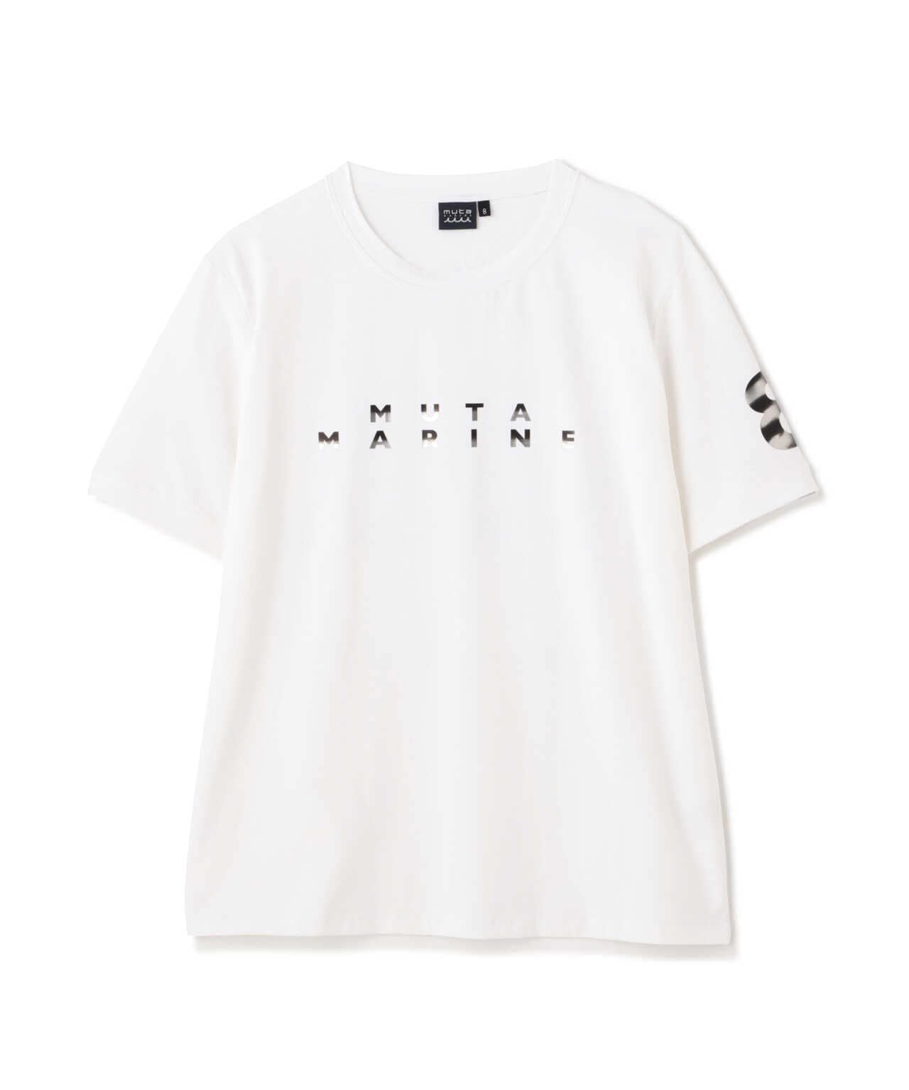 【別注】muta/ムータ/BACK TWIN WAVE ミラーTシャツ
