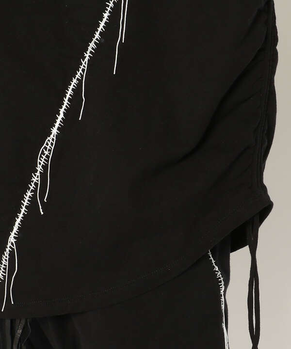 KMRii/ケムリ/SideShirringPullover02/RF