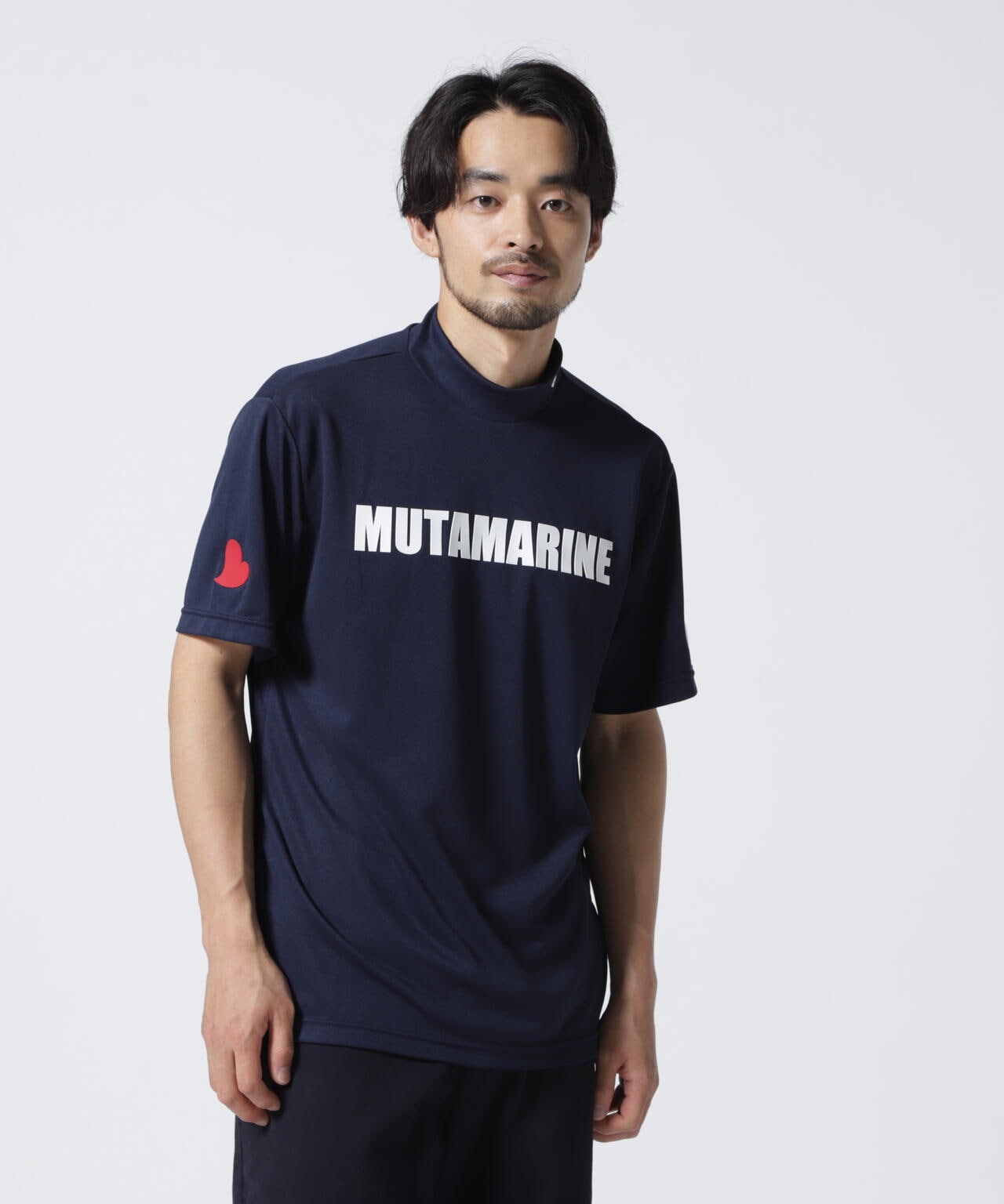 muta ムータマリン 半袖モックネックシャツ - シャツ