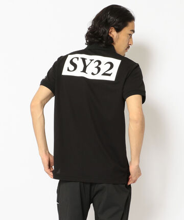 SY32 by SWEET YEARS /エスワイサーティトゥバイ スィートイヤーズ/ビッグロゴ カノコポロシャツ