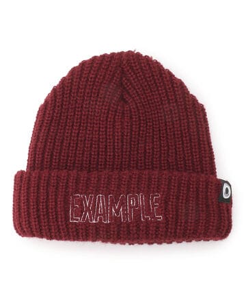 EXAMPLE/エグザンプル/ LOGO KNIT CAP