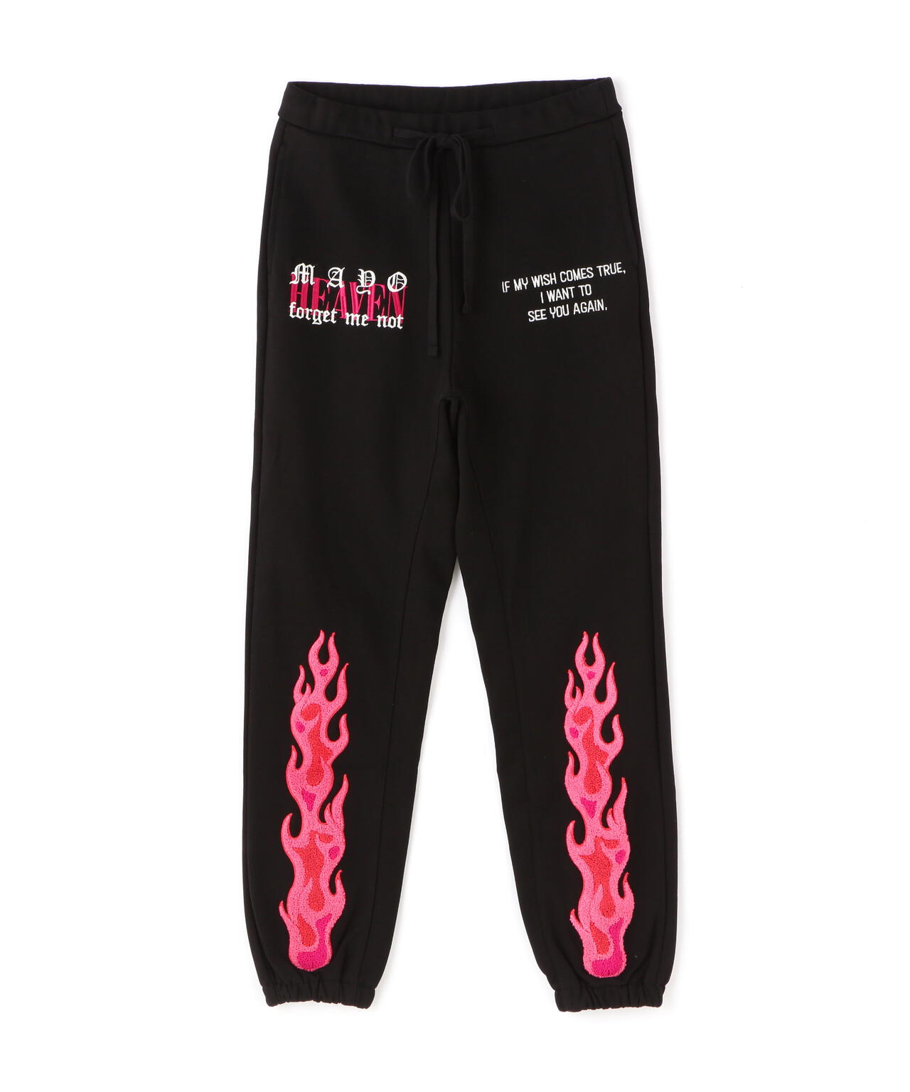 MAYO/メイヨー/Embroidery Fire Lounge Sweat pants