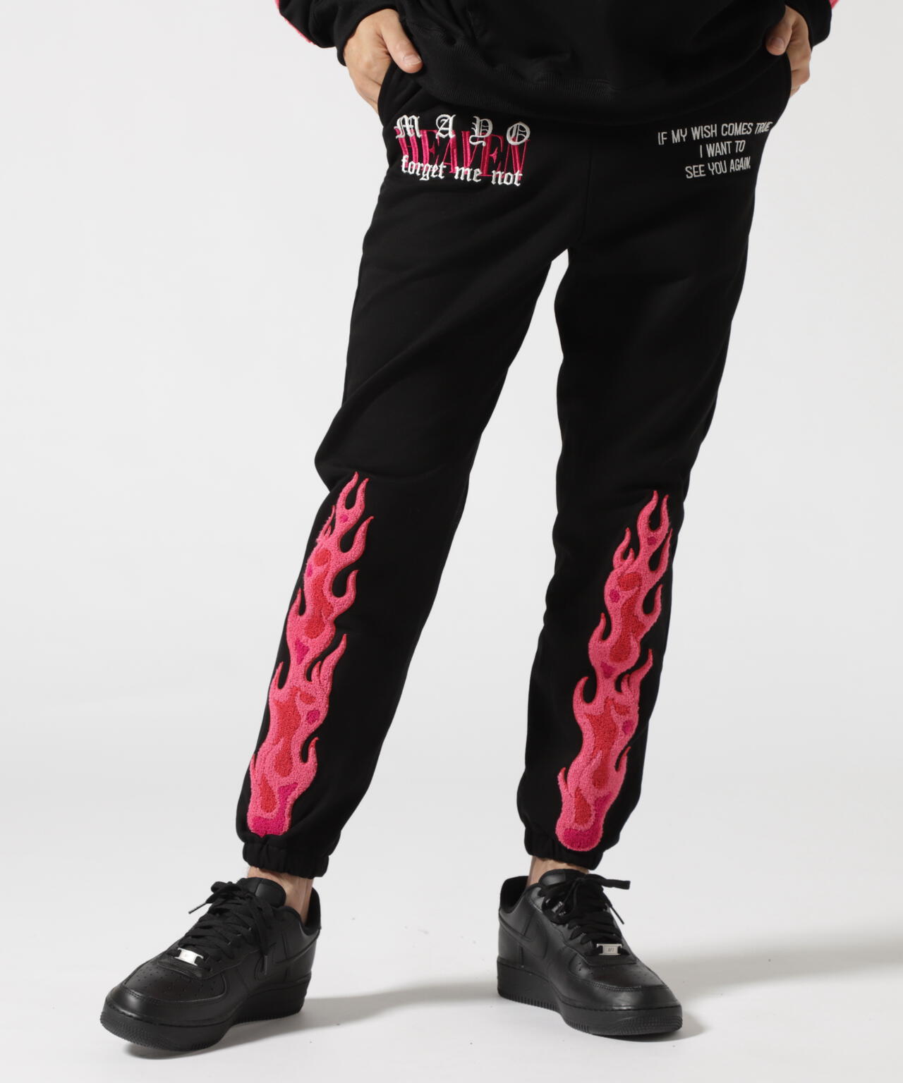 MAYO/メイヨー/Embroidery Fire Lounge Sweat pants