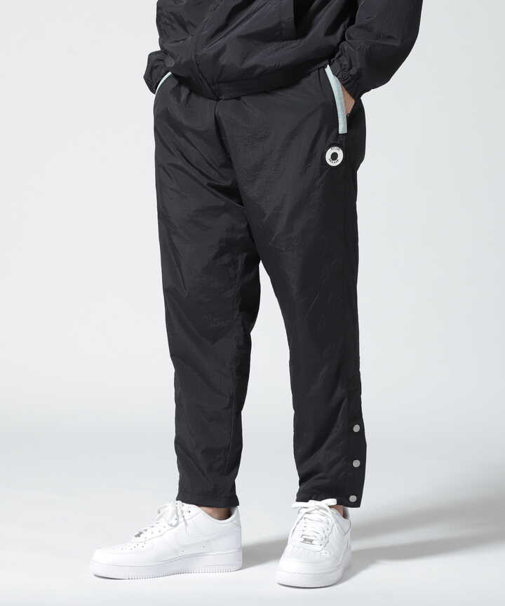 EXAMPLE/エグザンプル/NYLON SIDE BUTTON TRACK PANTS