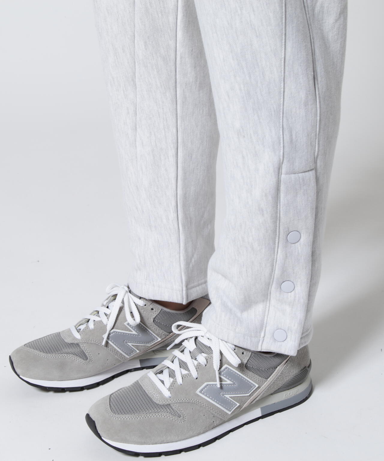 EXAMPLE/エグザンプル/BLESSING WORLDS SIDE BUTTON SWEAT PANTS