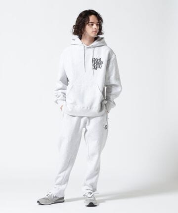 EXAMPLE/エグザンプル/BLESSING WORLDS SIDE BUTTON SWEAT PANTS