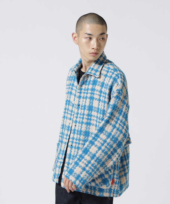 FR(13)NDS /フレンズ /WOOL CHECK LS SHIRTS | ROYAL