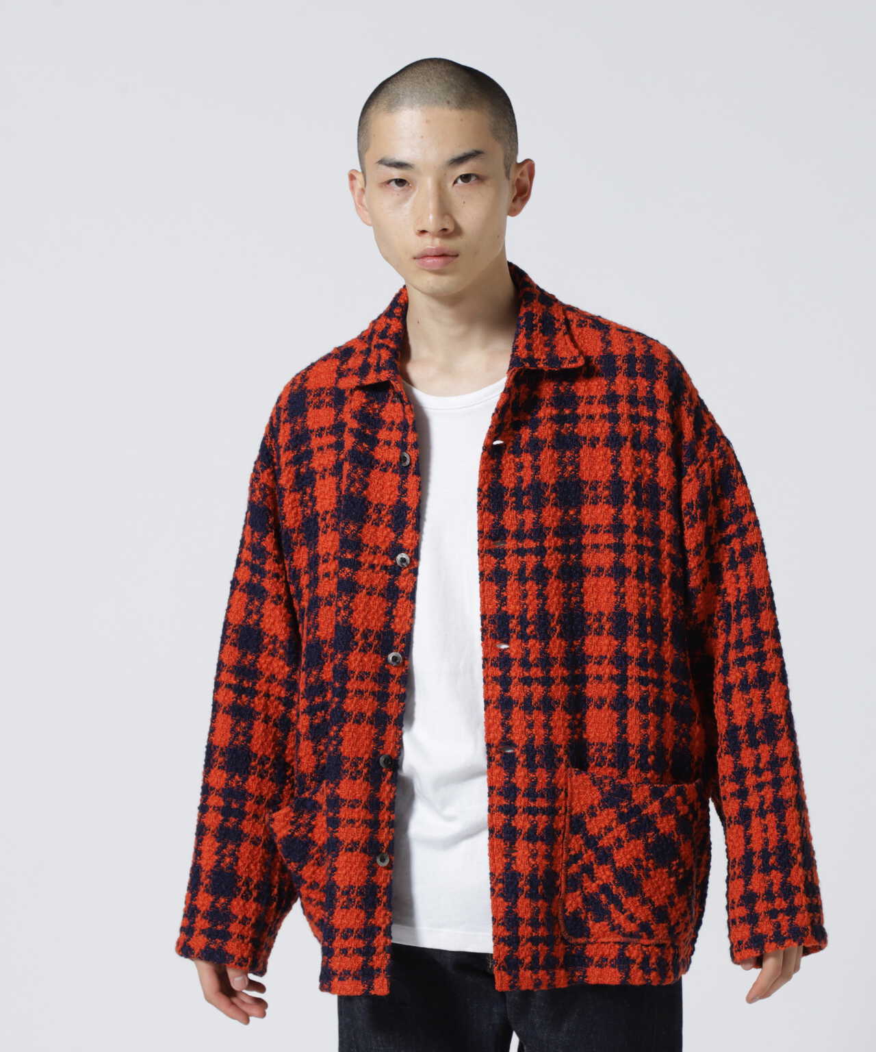 FR(13)NDS /フレンズ /WOOL CHECK LS SHIRTS | ROYAL FLASH