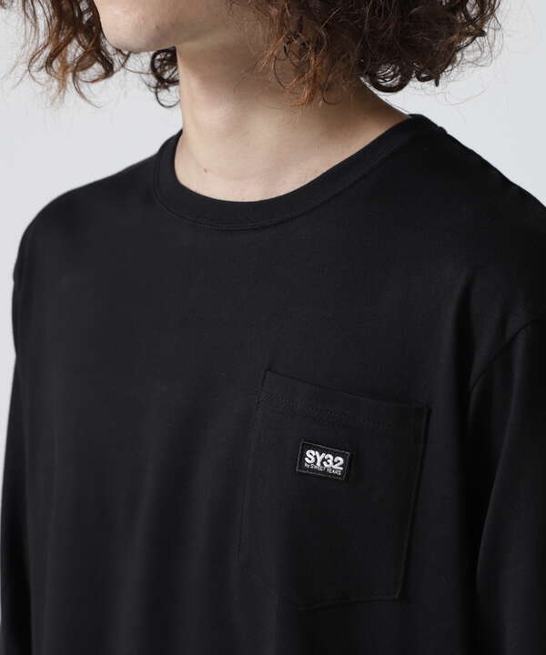 SY32 by SWEETYEARS /エスワイサーティトゥバイ スィートイヤーズ /BACKPRINT POCKET L/S TEE