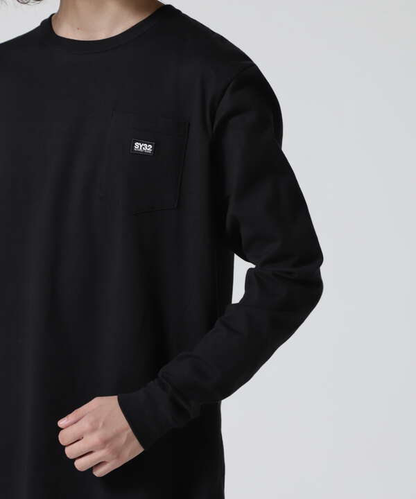 SY32 by SWEETYEARS /エスワイサーティトゥバイ スィートイヤーズ /BACKPRINT POCKET L/S TEE