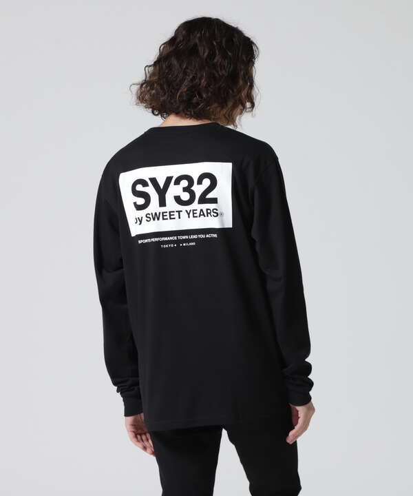 SY32 by SWEETYEARS /エスワイサーティトゥバイ スィートイヤーズ /BACKPRINT POCKET L/S TEE