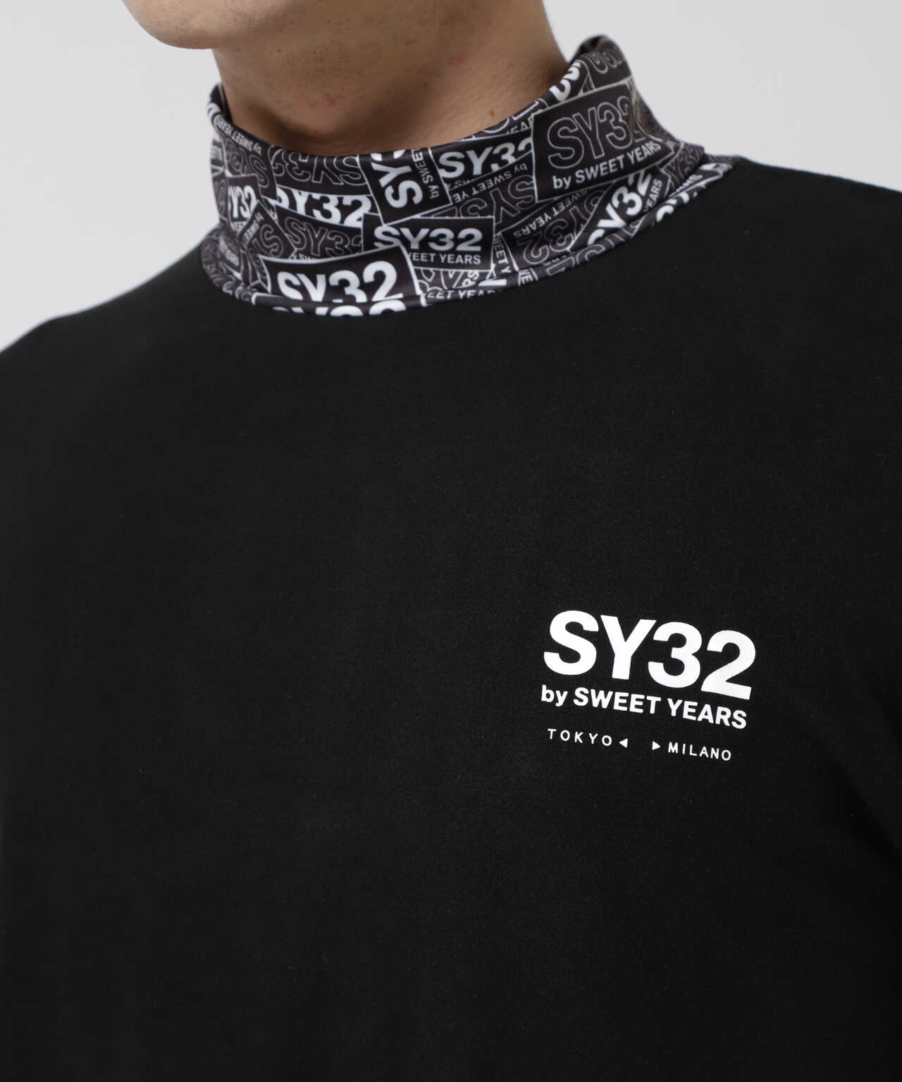 SY32 BY SWEETYEARS】NECK LOGO HIGH NECK SHIRTS ゴルフ - rikyu-home.com