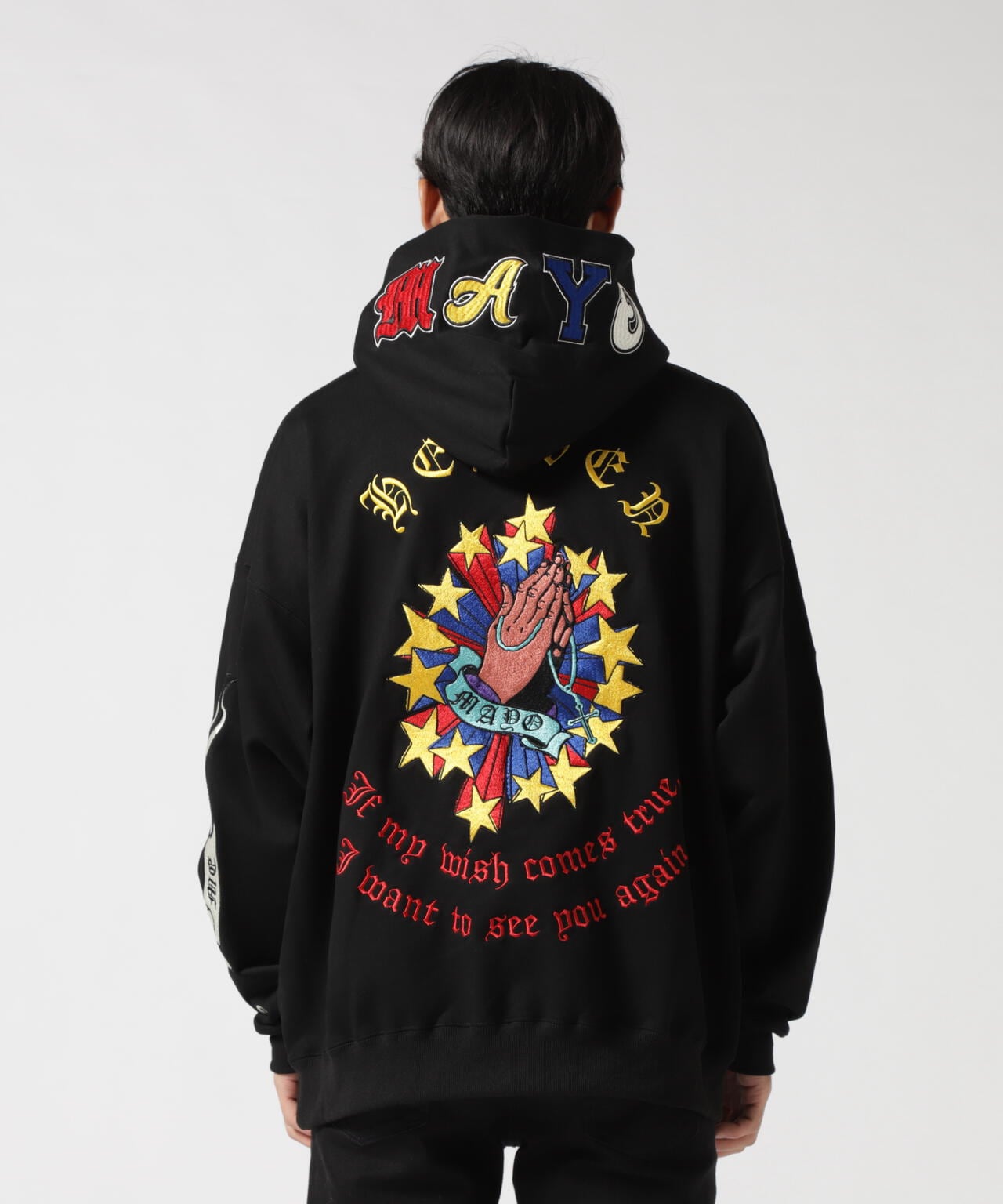 MAYO/メイヨー/Embroidery Forget me not Hoodie | ROYAL FLASH ...