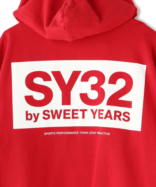 SY32 by SWEETYEARS/エスワイサーティトゥバイ スィートイヤーズ/BOX LOGO ZIP HOODIE