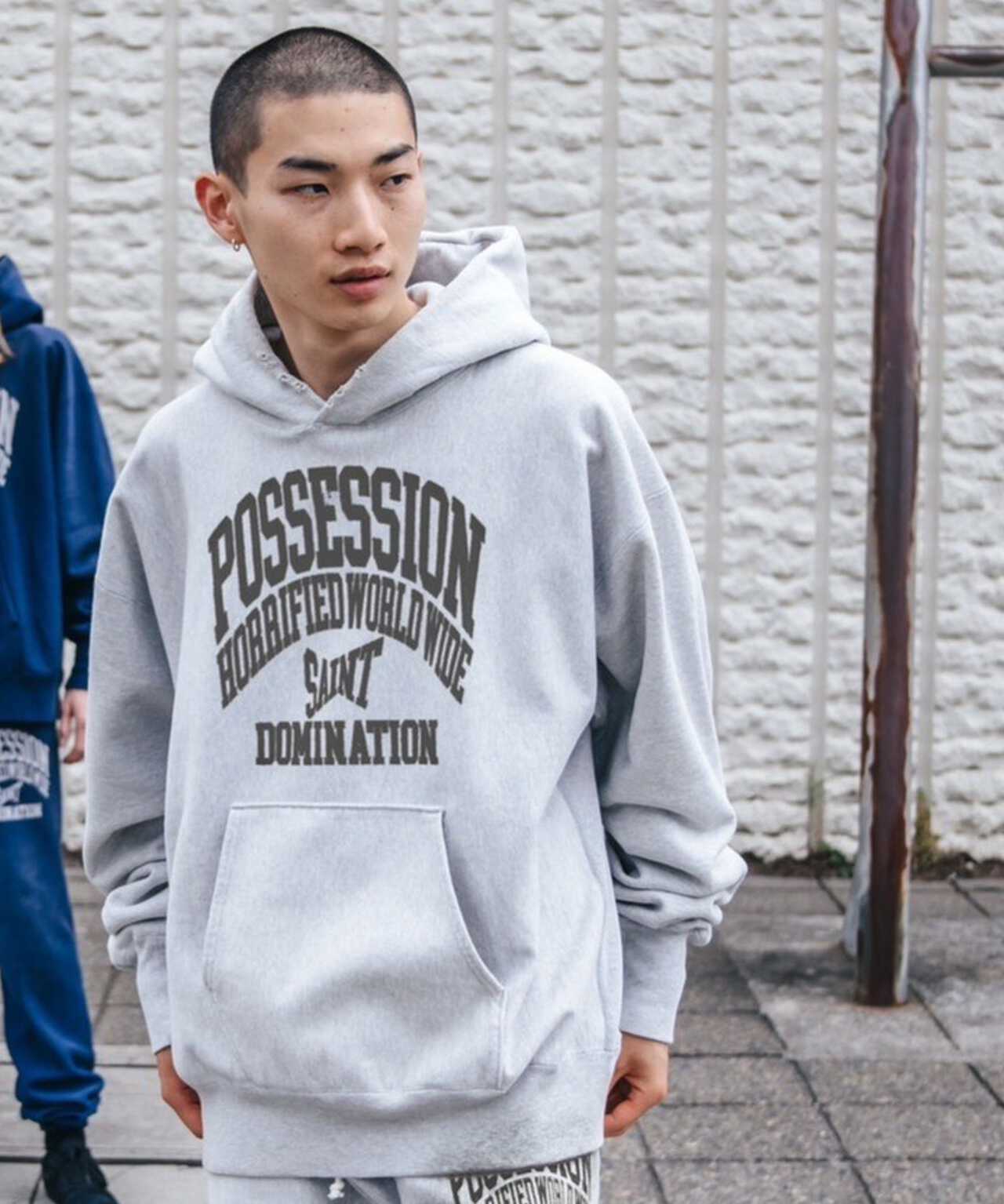 SAINT MICHAEL/セント マイケル/HOODIE POSSESION GREY | ROYAL FLASH