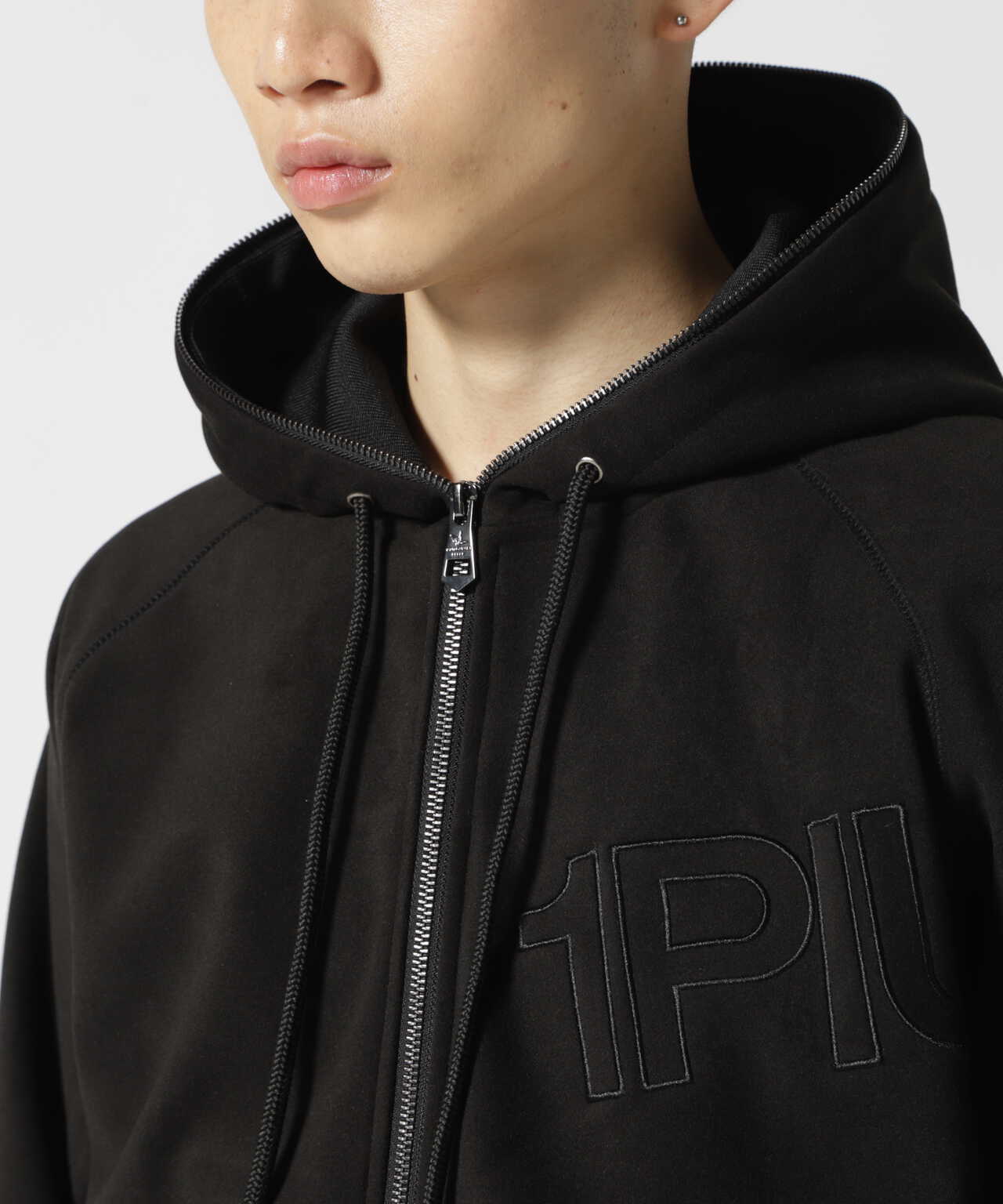 1piu1uguale3 MILLION BK TECH ZIP HOODIE | tecnotelas.com.br