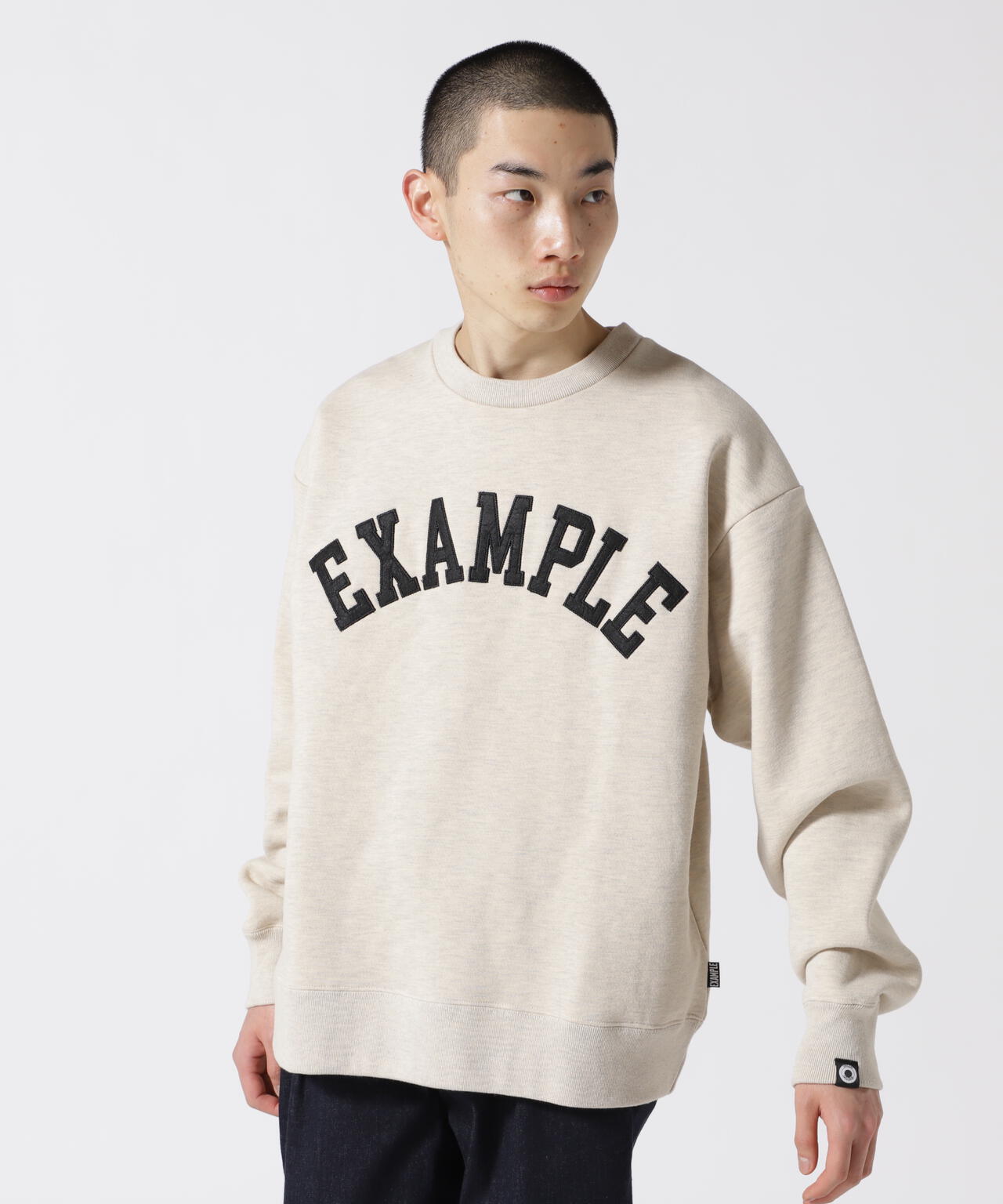 EXAMPLE/エグザンプル/EXAMPLE ARCH LOGO CREWNECK | ROYAL FLASH