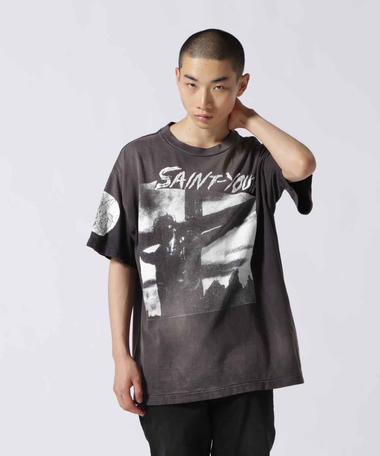 安い新作登場】 Balenciaga - SAINT MICHAEL Tシャツ XLサイズ 確実