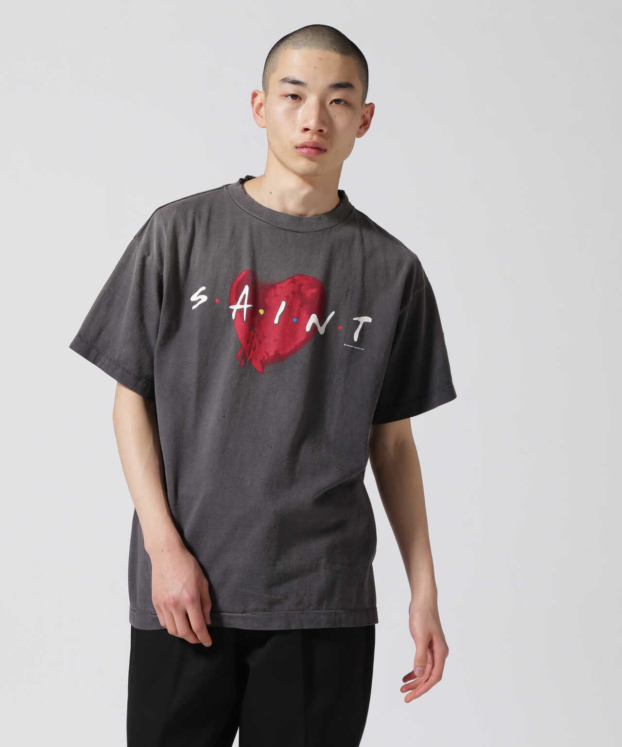 SAINT MICHAELセント マイケル HEART tシャツ L | hartwellspremium.com