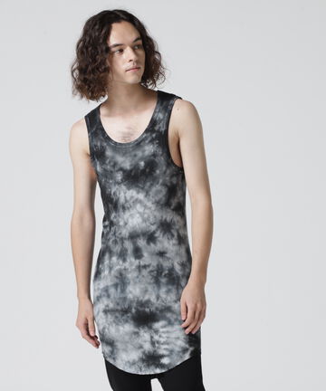 A.F ARTEFACT/エーエフ・アーティファクト/別注DYED RIB TANK TOP