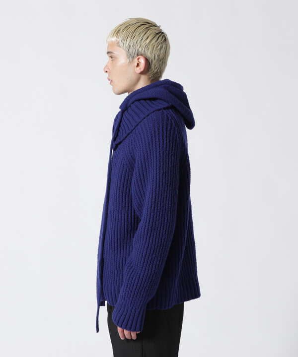 BED J.W. FORD / ベッドフォード/Turtleneck Hooded Knit