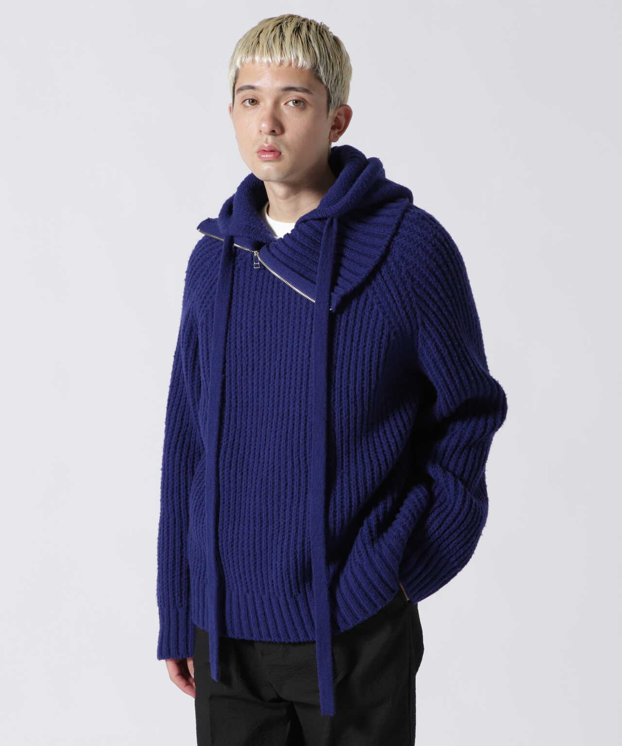 BED J.W. FORD / ベッドフォード/Turtleneck Hooded Knit | ROYAL ...