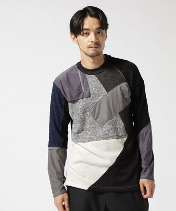 FranCisT_MOR.K.S. /フランシストモークス/15-MIX KNIT PULLOVER