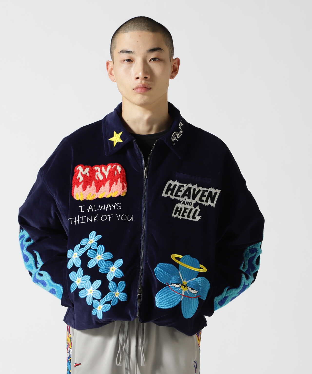 MAYO/メイヨー/ Embroidery Souvenir Harrington Jacket /スーベニア