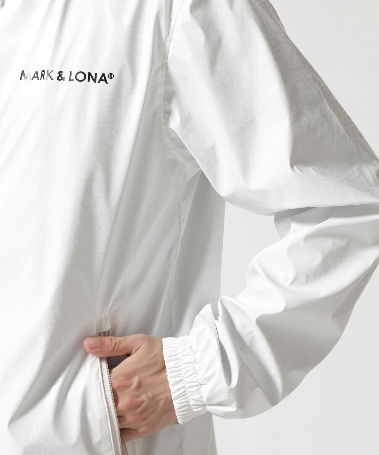 MARK&LONA マークアンドロナ フロントポケットカモ柄パンツ 迷彩 MLM-0C-AT06 ホワイト