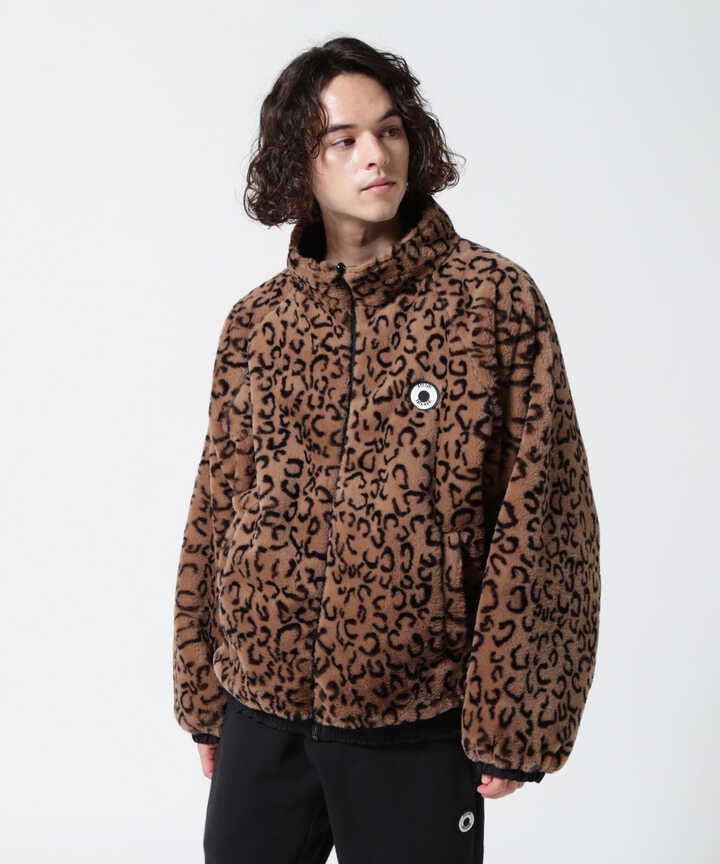 EXAMPLE/エグザンプル/LEOPARD FUR NYLON BLOUSON