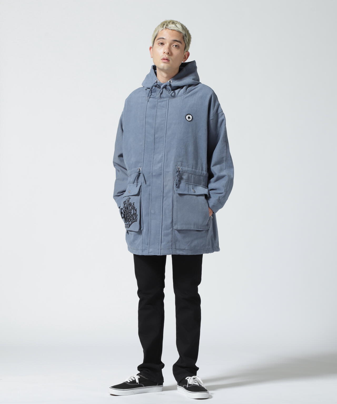 EXAMPLE/エグザンプル/EX MADE IN PEACE MODS COAT | ROYAL