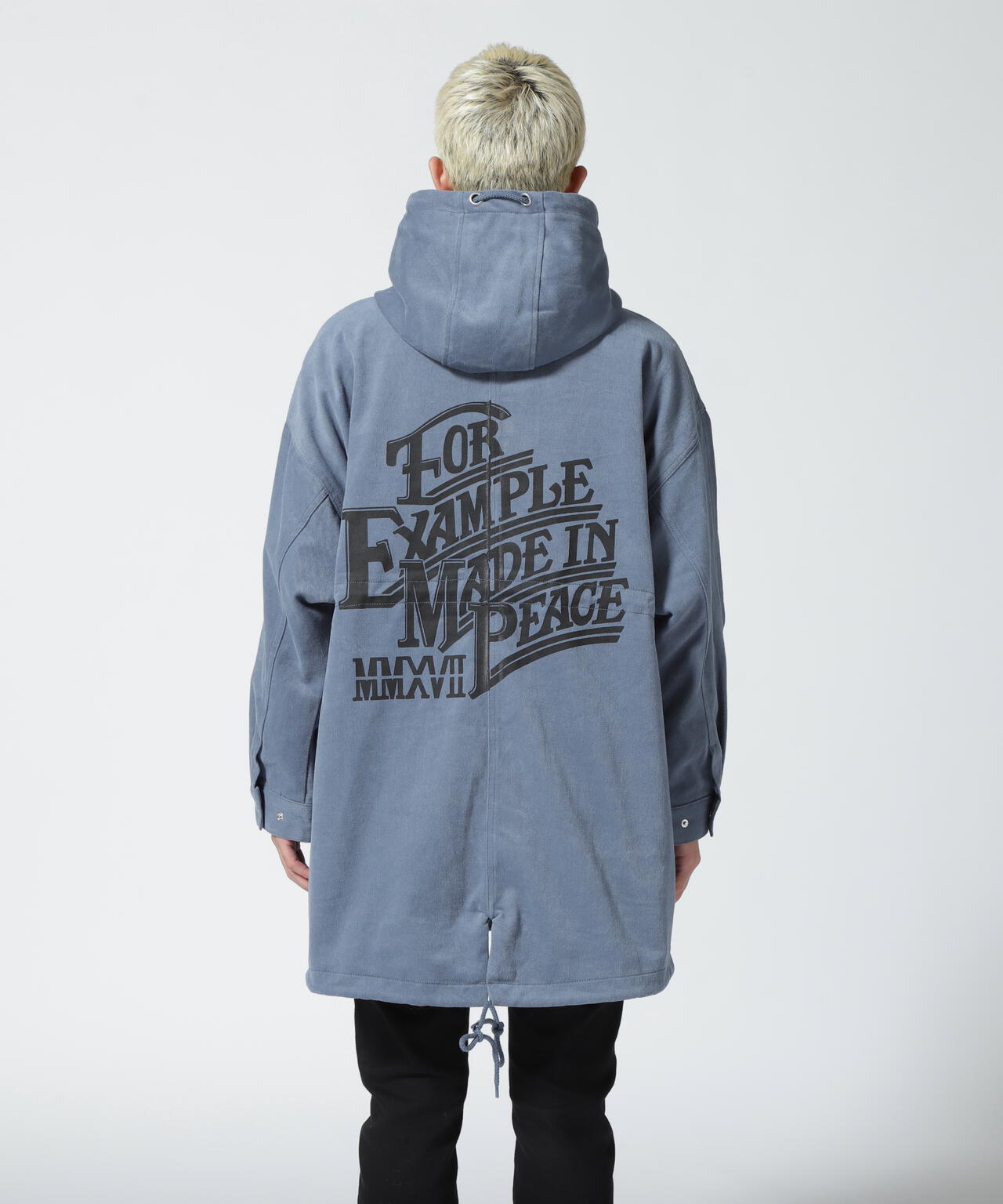 EXAMPLE/エグザンプル/EX MADE IN PEACE MODS COAT | ROYAL