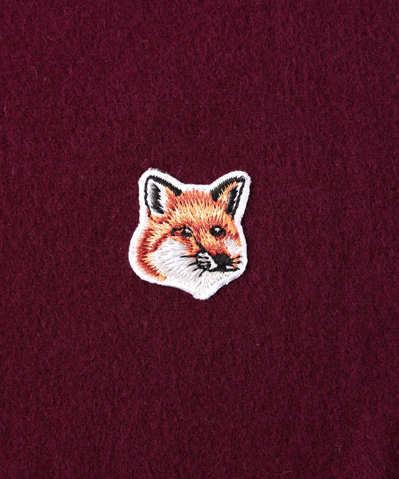 MAISON KITSUNE/メゾン キツネ/ FOX HEAD PATCH WOOL SCARF/ウール