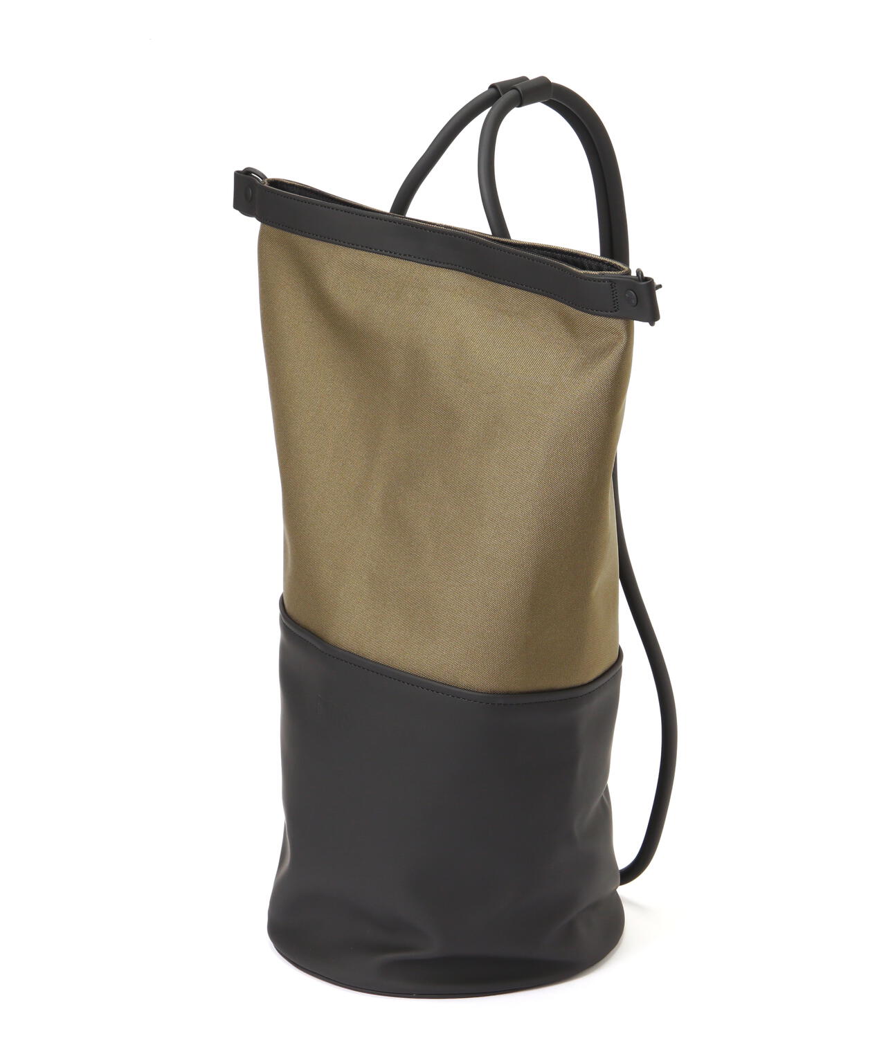 RAINS Black Mini Bucket Sling Bag