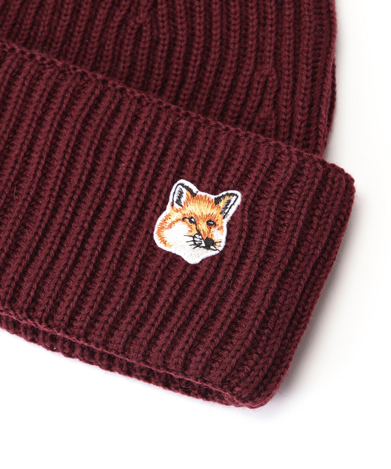 MAISON KITSUNE/メゾン キツネ/FOX HEAD PATCH RIBBEDHAT | ROYAL