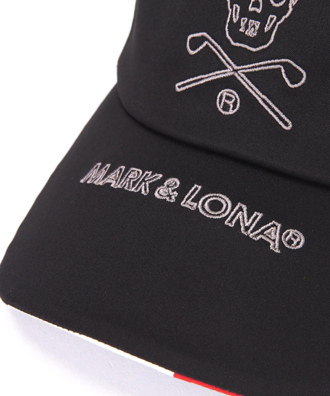 マークアンドロナ/MARK＆LONA ロゴ配色刺繍キャップ