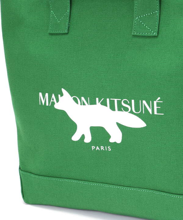 MAISON KITSUNE/メゾン キツネ/PROFIL FOX STAMP N/S TOTE BAG