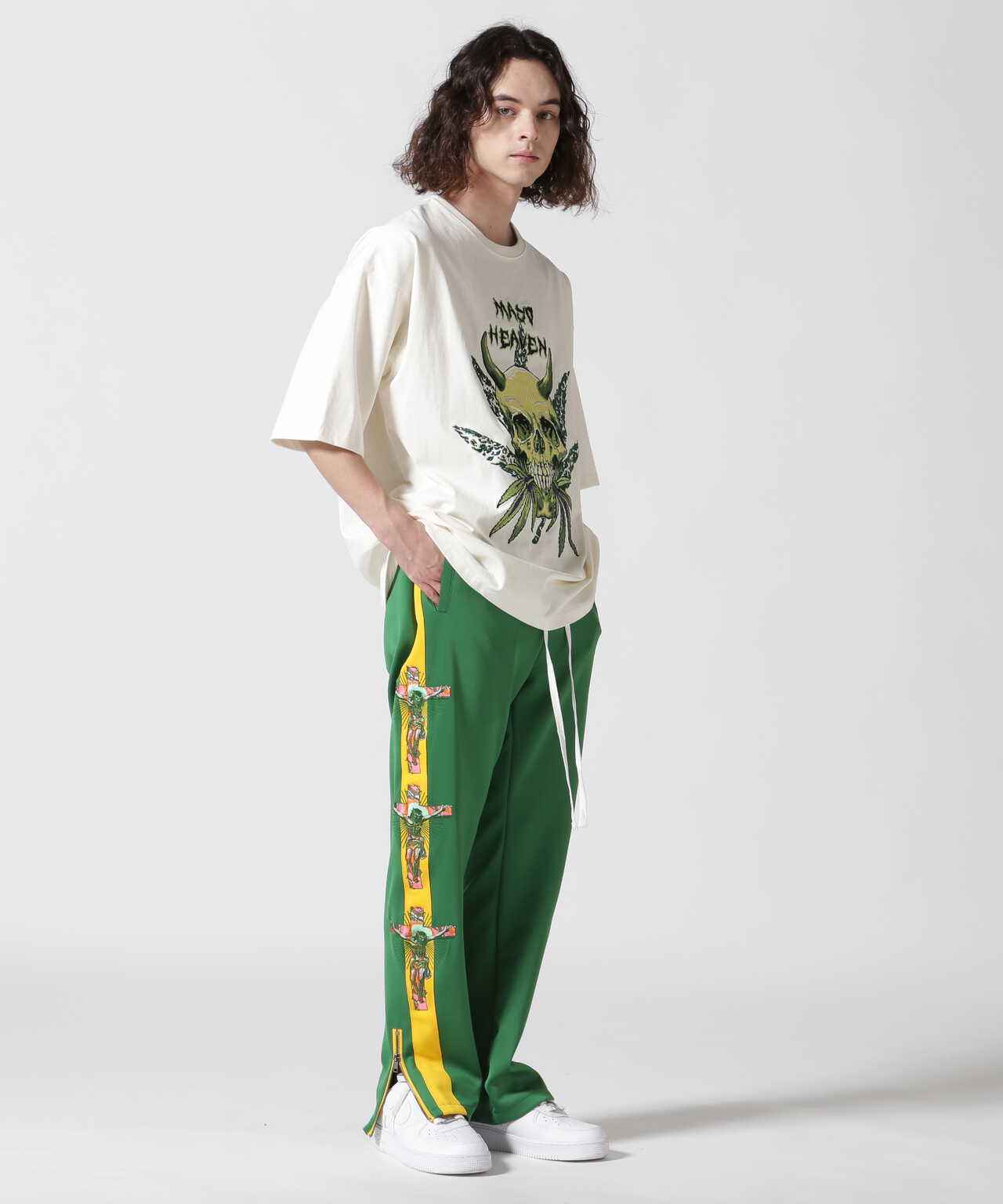 MAYO/メイヨー/Embroidery Souvenir Track pants | ROYAL FLASH 