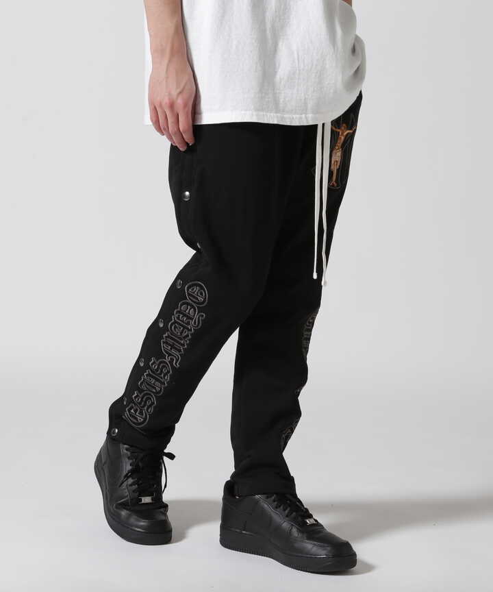 MAYO/メイヨー/JESUS Embroidery Side Snap Lounge pants | ROYAL FLASH ( ロイヤルフラッシュ  ) | US ONLINE STORE（US オンラインストア）