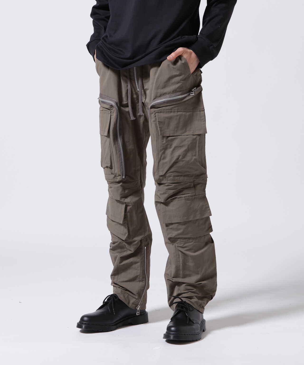 A.F ARTEFACT/エーエフ・アーティファクト/Zip Cargo Long Pants