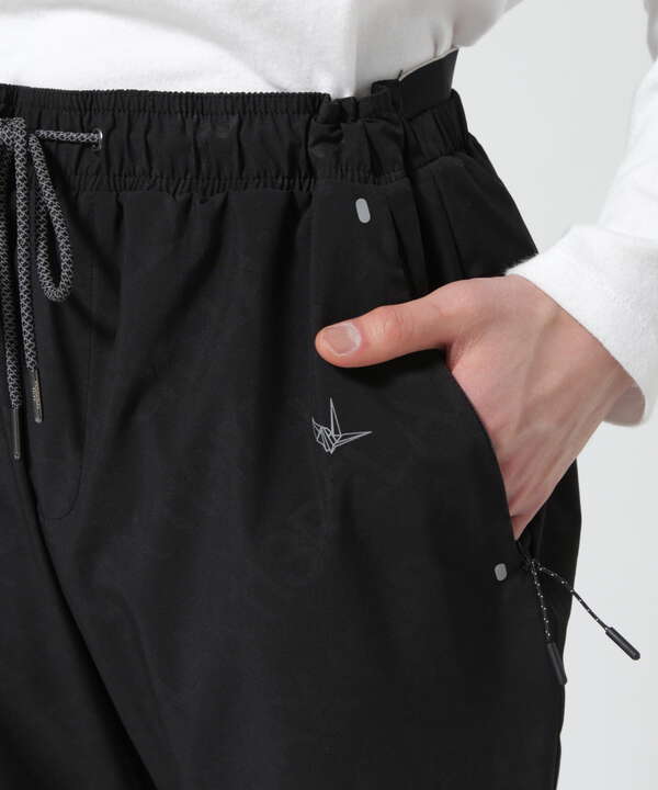 1PIU1UGUALE3 RELAX/RUNNING DIAGONAL LOGO PANTS