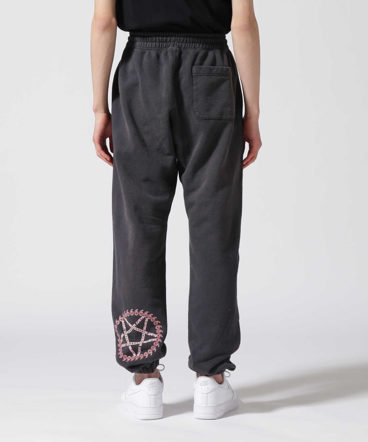 SAINT MICHAEL/セント マイケル/SWEAT PANTS EYEBALL/BLACK | ROYAL