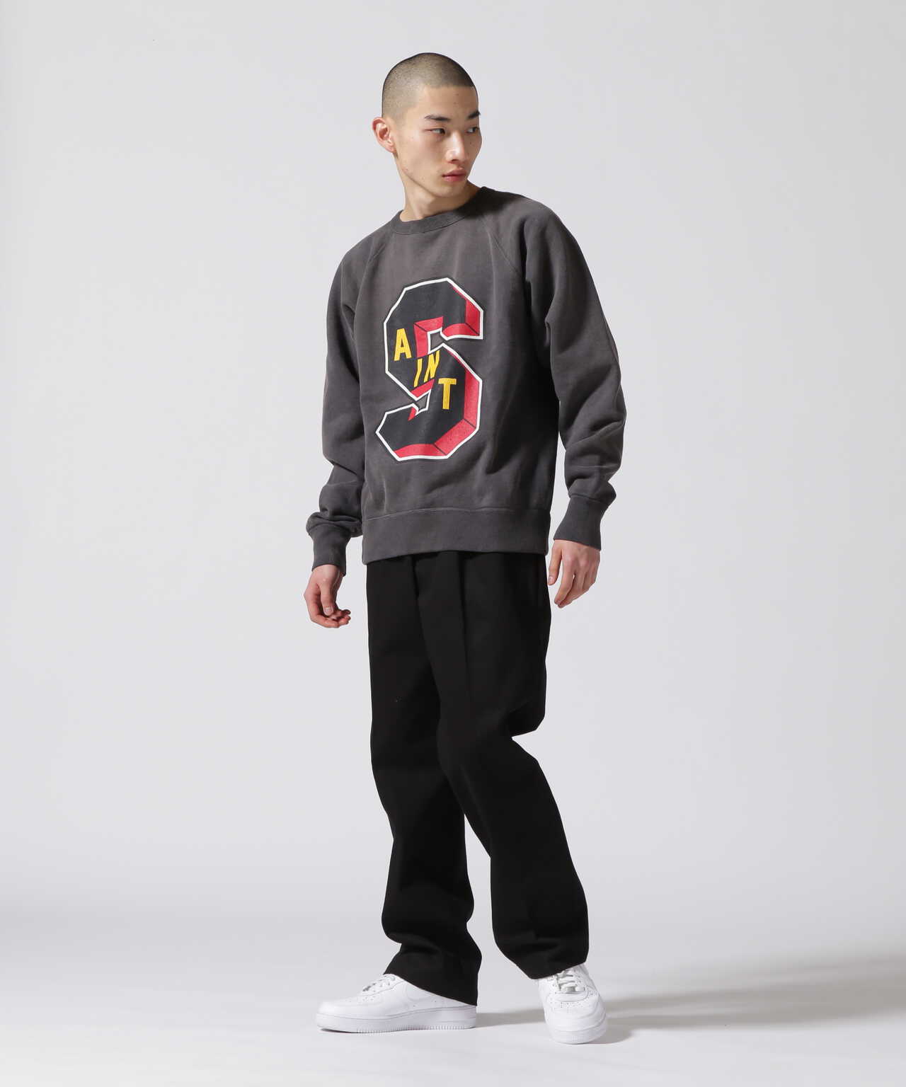 SAINT MICHAEL/セント マイケル/WIDE PANTS/BLACK | ROYAL FLASH ...